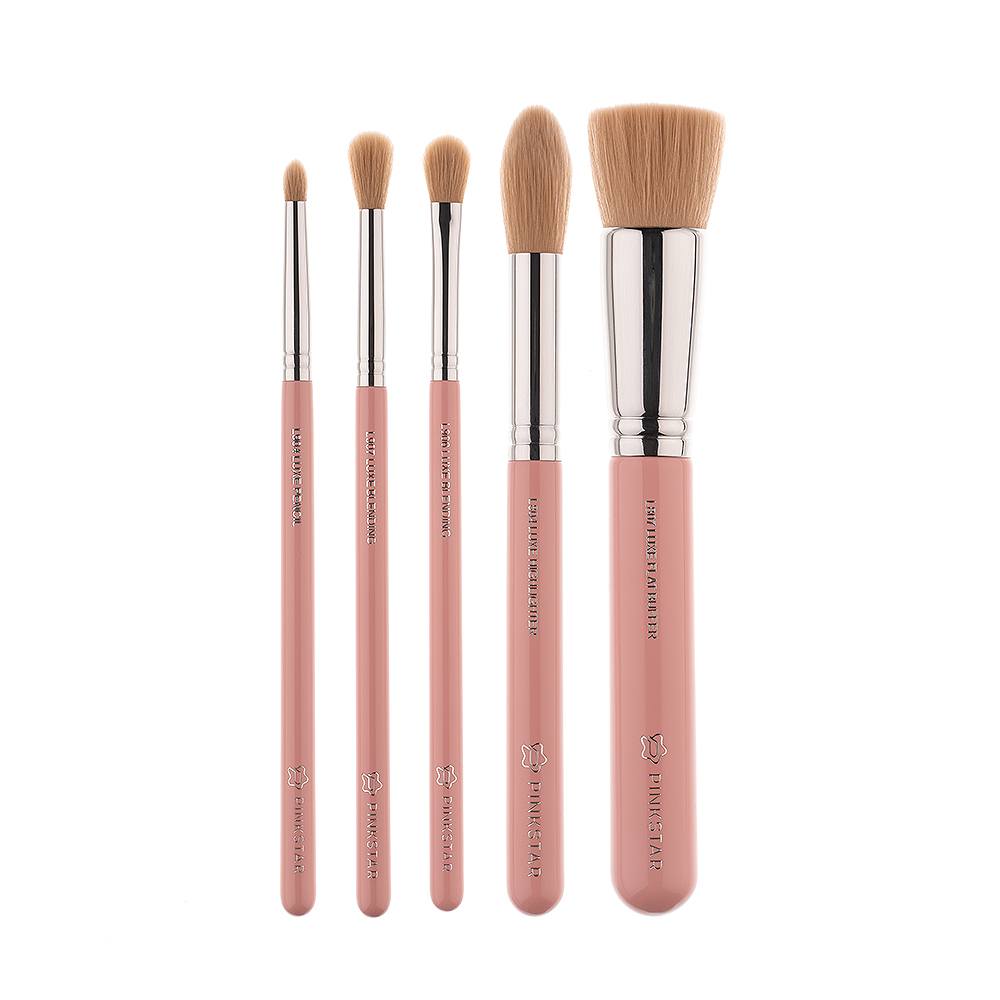 LUXE TOP FIVE BRUSH SET SILVER SLTF